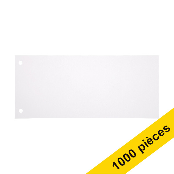Offre: 10x 123encre bande de séparation 105 x 240 mm (100 pièces) - blanc 301773 - 1
