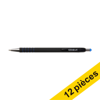 Offre: 12x 123encre stylo à bille ultra smooth (1 mm) - bleu