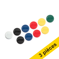 Offre: 3x 123encre aimants 30 mm (10 pièces) - assorti