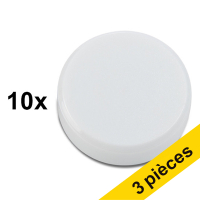 Offre: 3x 123encre aimants 30 mm (10 pièces) - blanc