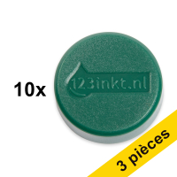 Offre: 3x 123encre aimants 30 mm (10 pièces) - vert