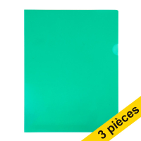 Offre: 3x 123encre pochette transparente A4 120 microns (100 pièces) - vert