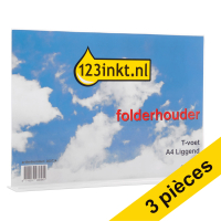 123inkt Offre: 3x 123encre porte-brochures avec pied en T A4 paysage  423175
