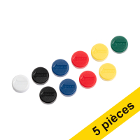 123inkt Offre: 5x 123encre aimants 20 mm (10 pièces) - assorti  301295