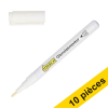 Offre : 10x 123encre marqueur peinture brillante (1 - 2 mm ogive) - blanc 303322 - 1