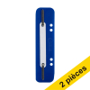 Offre : 2x 123encre relieurs à lamelles 6 et 8 cm avec perforation (100 pièces) - bleu 202141 - 1