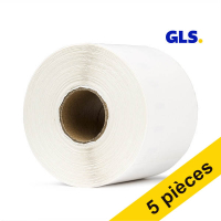Offre : 5x 123encre LW650XL PRO étiquettes d'expédition GLS extra larges (104 x 159 mm) 653206