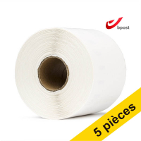 Offre : 5x 123encre LW650XL PRO étiquettes d'expédition bpost extra larges (104 x 159 mm)