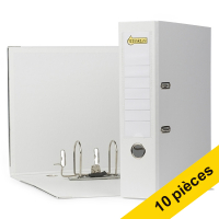 Offre : 10 x 123encre classeur A4 plastique 80 mm - blanc