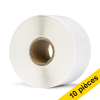 Offre : 10x 123encre LW650 S0722560 / 11356 badge nominatif amovible - blanc 650762 - 1
