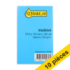 Offre : 10x 123encre bloc de brouillon vierge 67,5 x 110 mm 100 feuilles