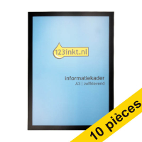 Offre : 10x 123encre cadre d'affichage A3 auto-adhésif - noir