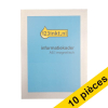 Offre : 10x 123encre cadre d'affichage A5 magnétique - argent 302749 - 1
