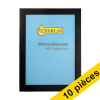 Offre : 10x 123encre cadre d'affichage A5 magnétique - noir 302748 - 1