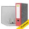 Offre : 10x 123encre classeur A4 en carton 80 mm - rouge