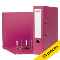 Offre : 10x 123encre classeur A4 plastique 80 mm - rose