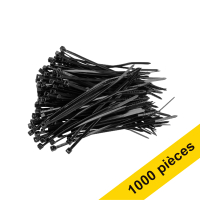 123inkt Offre : 10x 123encre collier de serrage 100 x 2,5 mm (100 pièces) - noir  302218