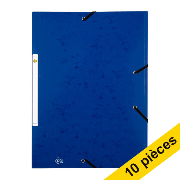 123inkt Offre : 10x 123encre farde en carton A4 - bleu  301394 - 1