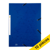 Offre : 10x 123encre farde en carton A4 - bleu