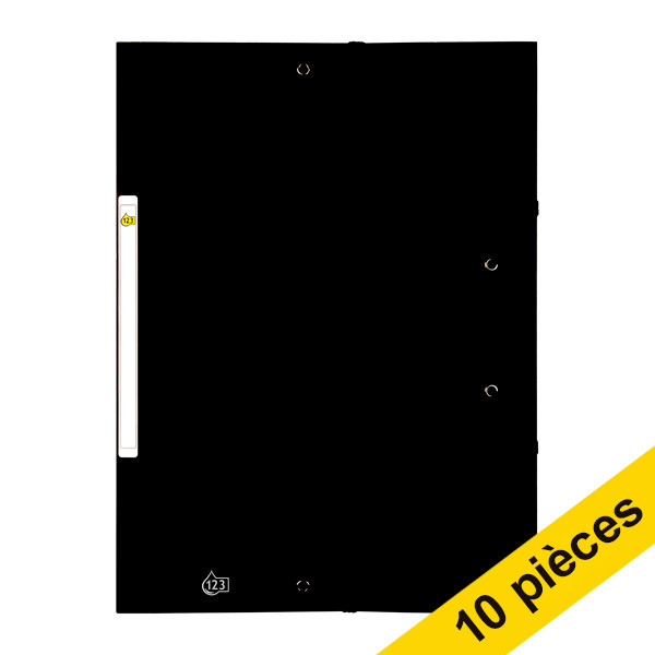 123inkt Offre : 10x 123encre farde en carton A4 - noir  301393 - 1