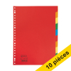 Offre : 10x 123encre intercalaires colorés en carton A4 avec 10 onglets (23 trous)