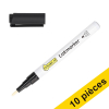 Offre : 10x 123encre marqueur peinture (1-2 mm ogive) - noir 303317 - 1