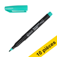 Offre : 10x 123encre marqueur permanent (1 mm ogive) - vert