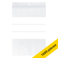 123inkt Offre : 10x 123encre sachet zip avec bande d'écriture 100 mm x 150 mm (100 pièces)  300765