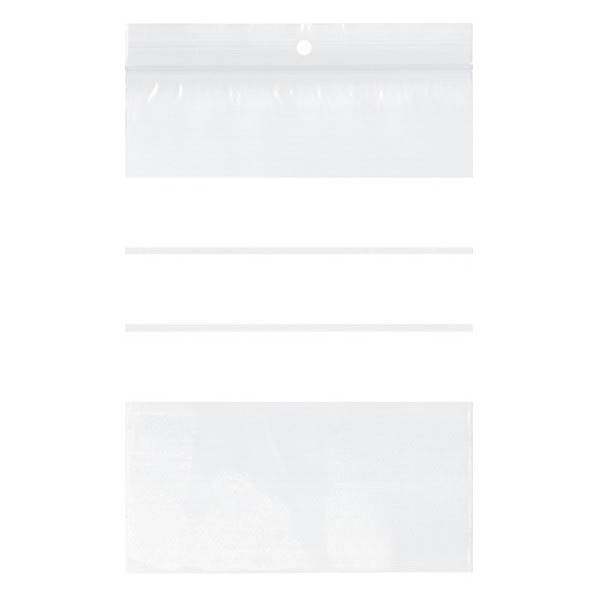 Offre : 10x 123encre sachet zip avec bande d'écriture 100 mm x 150 mm (100 pièces) 300765 - 2