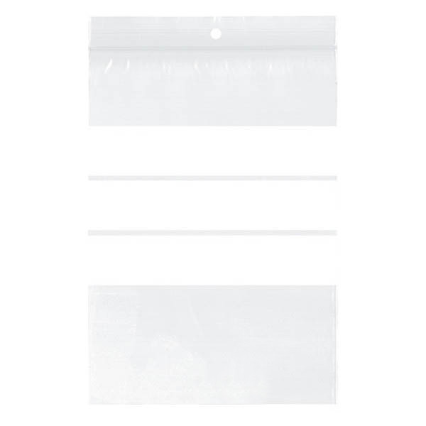 Offre : 10x 123encre sachet zip avec bande d'écriture 60 mm x 80 mm (100 pièces) 300763 - 2