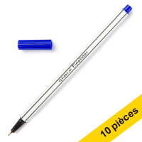 123inkt Offre : 10x 123encre stylo-feutre pointe fine - bleu  300434