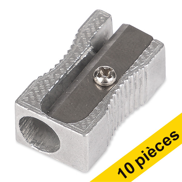 Offre : 10x 123encre taille-crayon avec lame unique 390670 - 1