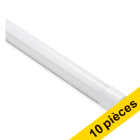 Offre : 10x 123led IP20 luminaire fluorescent 60 cm | 4000K | 900 lumens (9W) avec bande LED