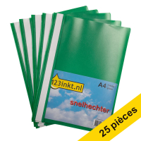 Offre : 123encre chemise à lamelle A4 (25 pièces) - vert 300548