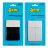 123inkt Offre : 123encre patins adhésifs carrés 28 mm (24 pièces) - noir/blanc  301031