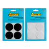 123inkt Offre : 123encre patins adhésifs ronds 38 mm (8 pièces) - noir/blanc  301032