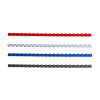 Offre : 123encre peigne de reliure 10 mm (400 pièces) - bleu, rouge, noir et blanc 340060 - 1