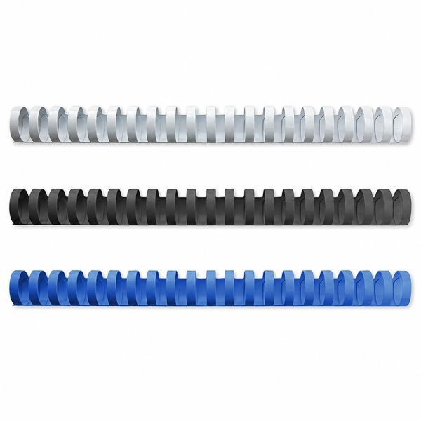 Offre : 123encre peigne de reliure 19 mm (300 pièces) - noir et blanc 340068 - 1