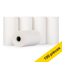 Offre : 123encre rouleau TPE 57x30x8 thermique (100 pièces) - blanc