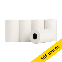 Offre : 123encre rouleau TPE 57x35x12 mm thermique (100 pièces) - blanc
