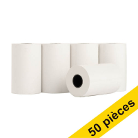Offre : 123encre rouleau TPE 57x35x12 mm thermique (50 pièces) - blanc