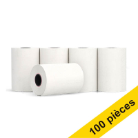 Offre : 123encre rouleau de caisse enregistreuse 57x40x12 thermo 48 grammes (100 pièces) - blanc 303625