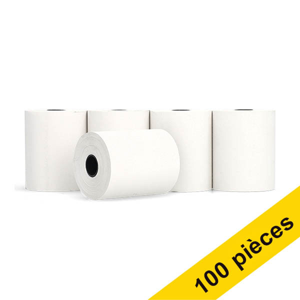 Offre : 123encre rouleau de caisse enregistreuse 57x47x12 thermo 48 grammes (100 pièces) - blanc 303628 - 1