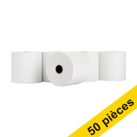 Offre : 123encre rouleau de caisse enregistreuse 57x60x12 mm thermo (50 pièces) - blanc 302699