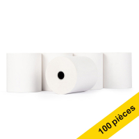 123inkt Offre : 123encre rouleau de caisse enregistreuse 60x80x40 thermo (100 pièces) - blanc  302114