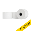 Offre : 123encre rouleau de caisse enregistreuse 60x95x25 mm thermo (72 pièces) - blanc 302712 - 1