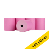 Offre : 123encre rouleau de caisse enregistreuse 80x80x12 mm thermo (100 pièces) - rose 302717 - 1