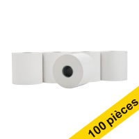 123inkt Offre : 123encre rouleau de caisse enregistreuse 80x80x25 thermo (100 pièces) - blanc  301952
