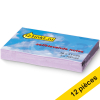 Offre : 12x 123encre notes autocollantes 38 x 51 mm (3 blocs de 100 feuilles) - lilas