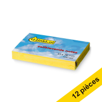 Offre : 12x 123encre notes autocollantes 51 x 76 mm - jaune